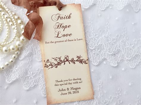 Wedding Favors Wedding Bookmark Favors Bookmark Favors Set