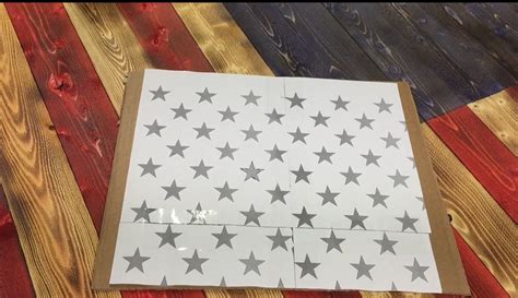 DIY Fifty Star Stencil / American Flag - Jeff Furr