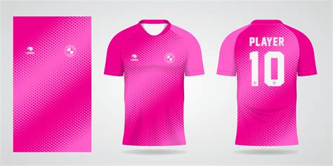 pink sports jersey template for Soccer uniform shirt design 3643454 Vector Art at Vecteezy