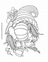 22  Coloring Page Cornucopia JoshAvaRose sketch template