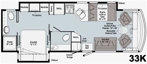 Motorhome Floor Plans With King Bed | Viewfloor.co