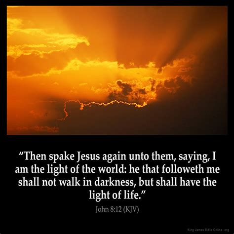 John 8:12 Inspirational Image