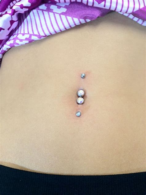 Double navel #body piercing #piercing