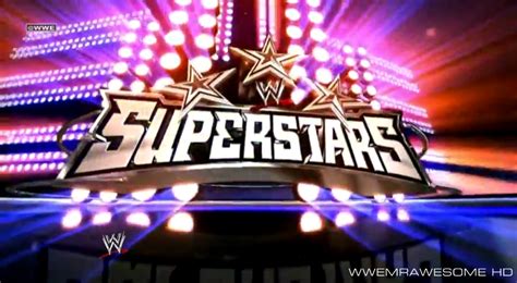 WWE Superstars Show Background With Logo by MrAwesomeWWE on DeviantArt