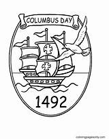 Columbus Day Image Coloring Page  Free Printable Pages sketch template