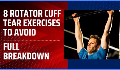 8 Rotator Cuff Tear Exercises To Avoid | What To Do Instead?