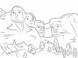 Mount Rushmore coloring page  Free Printable Coloring Pages sketch template