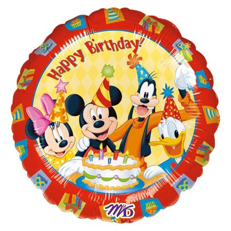 Folienballon - Mickey and Friends Birthday