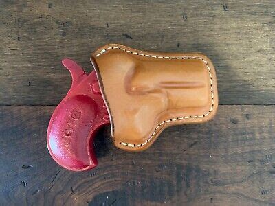 American Derringer/Cobra Brown Leather Pocket Holster For CB.380 Or 9mm ...