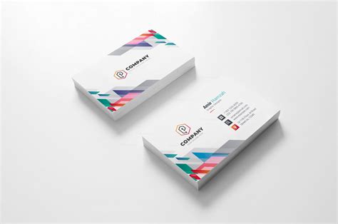 Vibrant Creative Business Card Design 002137 - Template Catalog