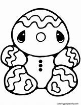 Tiny Gingerbread Man Coloring Page  Free Printable Pages sketch template