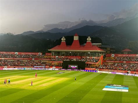 Dharamshala Cricket Stadium. - by Gandharva Rathore