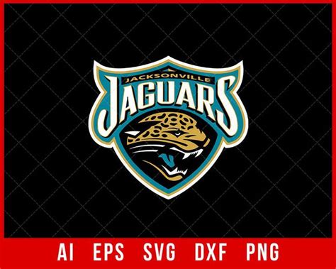 NFL Jacksonville Jaguars Logo Clipart SVG File for Cricut Silhouette ...