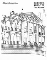 Walt Disney World Haunted Mansion Coloring Pages sketch template