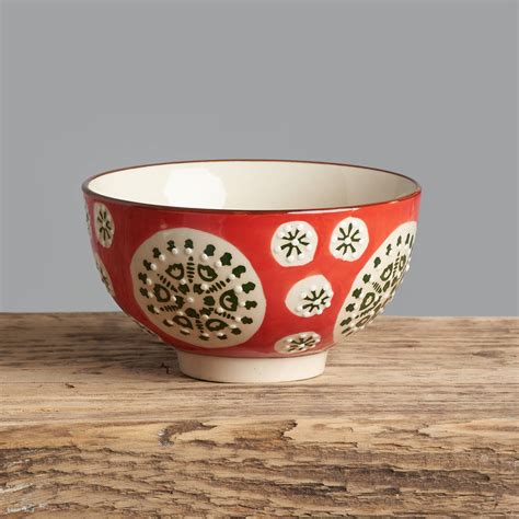 Set Of Four Patterned Ceramic Bowls By horsfall & wright
