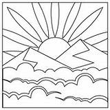 Sunrise Coloring Pages  Free Printable Pictures sketch template