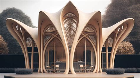 London Timber Concert Pavilion Explorati|Futuristic