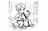 Boy Playing Violin Coloring Pages Graphic By MyCreativeLife · Creative  sketch template
