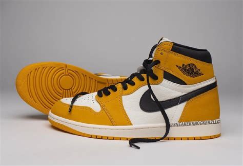 Nike Air Jordan 1 Retro High OG "Yellow Ochre" Release Date | SNKRDUNK ...