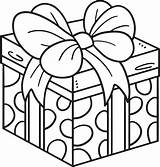 Birthday Gift Isolated Coloring Page For Kids 20447521 Vector Art At  sketch template
