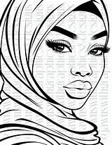 15 Muslim Women Coloring Pages Printable PDF 85X11 Muslimah Arabic  sketch template