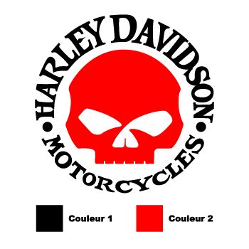red harley davidson logo - Clip Art Library