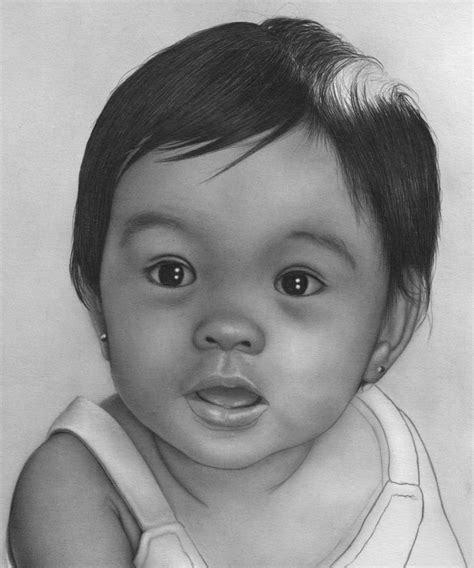 Pencil Drawings Of Children's Faces - pencildrawing2019