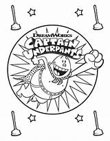 Coloring Page 4 Captain Underpants sketch template