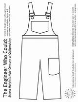 Farmer Overalls Coloring Page Coloring Pages sketch template