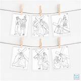 Stations Of The Cross Coloring Pages Set 15 sketch template