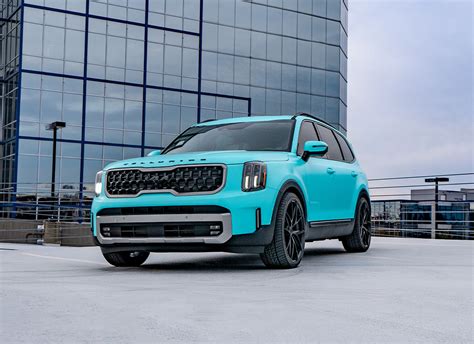 2023 Kia Telluride – Custom Lowered Cyan Blackout Build – VIP Auto ...