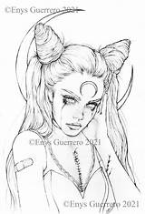 Goth Coloring Pages For Adults sketch template