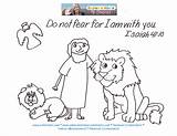 Daniel And Lions Den Coloring Page Preschool Pages sketch template