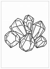 Gem Coloring Pages  Sparkle Color And Relax CrayonAZCom sketch template