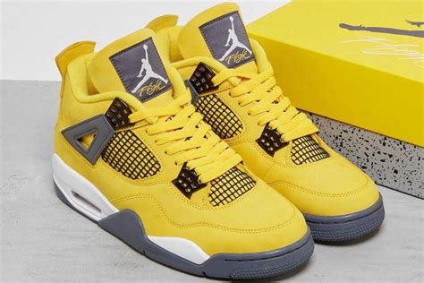 New Pics: Air Jordan 4 ‘Lightning’ Strikes with Special Packaging ...