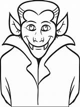 Dracula Coloring Page sketch template