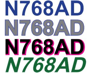 Aircraft Registration Numbers | Aero Decals