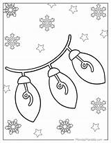 31 Christmas Lights Coloring Pages Free PDF Printables sketch template