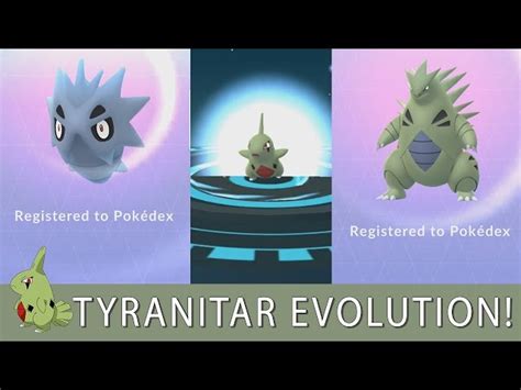 Pokemon Tyranitar Evolution Chart