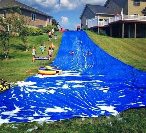 Diy Backyard Water Slide - Image to u