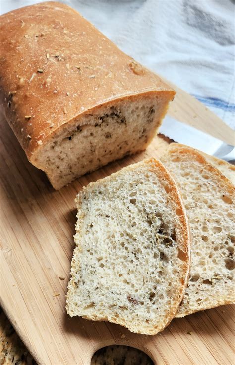 Sandwich Rosemary Sourdough Bread Recipe - Tasty Sourdough