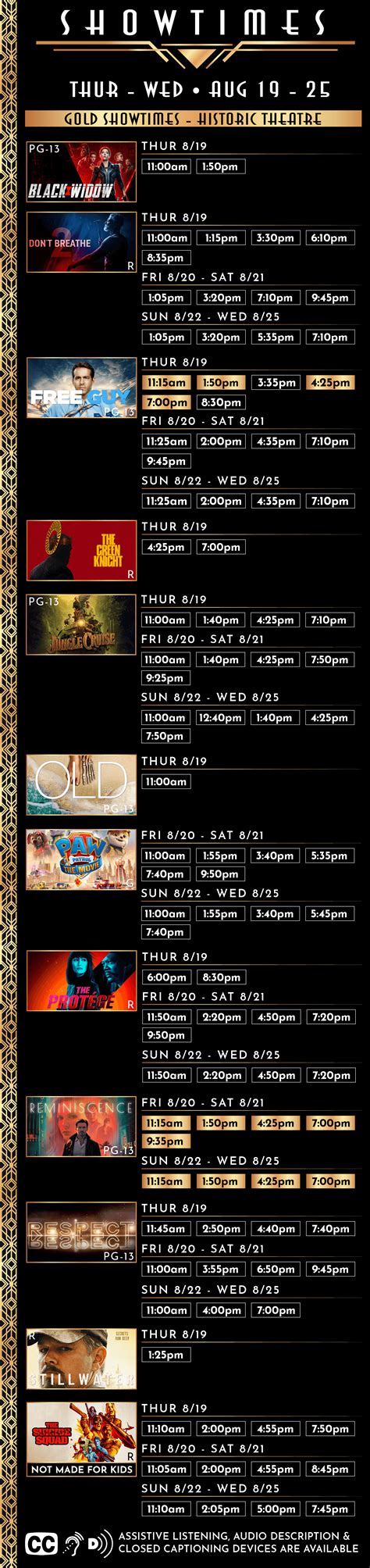 Showtimes-8 - Alameda Theatre & Cineplex