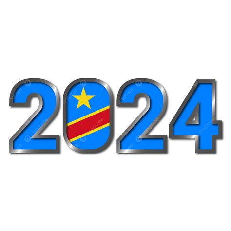 2024 Congo Flag Artfont Vector, 2024, 2024 Congo, Congo 2024 PNG and Vector with Transparent ...