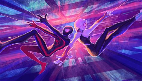 1336x768 Resolution Miles Morales & Gwen Stacy The Spider-Verse HD ...