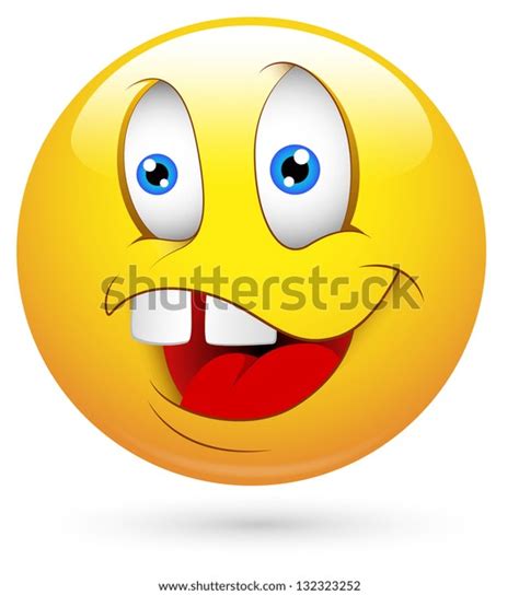 Smiley Vector Illustration Dumb Stock Vector (Royalty Free) 132323252 | Shutterstock