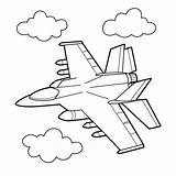 Premium Vector  Jet Fighter Vehicle Coloring Page For Kids sketch template