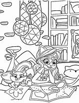 Felicity With Flick Coloring Page  Free Printable Pages sketch template