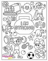 I Am strong coloring Page For Boys  Coloring Books sketch template