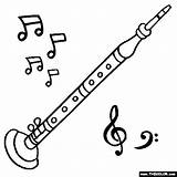 Oboe Coloring Page  Music coloring pages sketch template