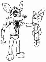 Fnaf Foxy Coloring Pages At GetColoringscom  Free Printable Colorings sketch template